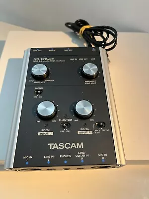 Tascam US-122MK II USB 2.0 2-channel Audio/MIDI Interface ONLY TESTED • $49.99