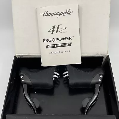 Campagnolo ATHENA EPS Ergopower ELECTRONIC Shifter Set 11-Speed Black NEW IN BOX • $113.99