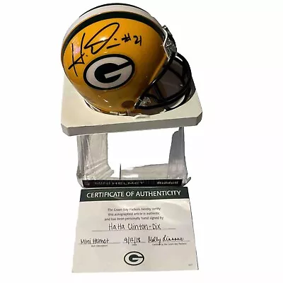 Signed  Green Bay Packers Riddell Mini Helmet • $69.99