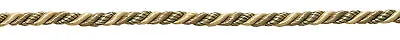 Gold Green Taupe 3/16  Decorative Rope Cord Winter Meadow [By The Yard] • $1.98