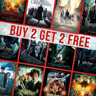 £10.99 • Buy Harry Potter Movie Posters Wizarding World Wall Art Fantastic Beasts Print