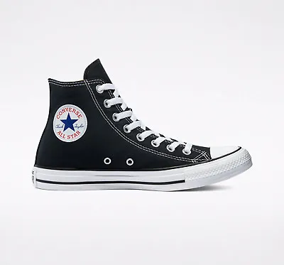 Converse Chuck Taylor All Star High Top Black Unisex Sneaker Shoes New • $65.95