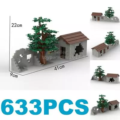 DIY MOC WWII Military Modern Army Battle Scene Tower Baseplate Weapon Baseplate • $27.84