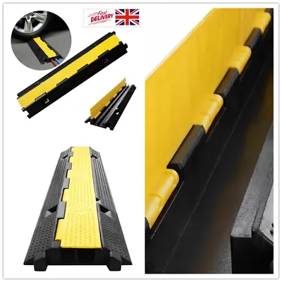 Channel Modular Rubber Guard Cover Cable Protectors Hose Ramp Outdoor 1 Meter UK • £28