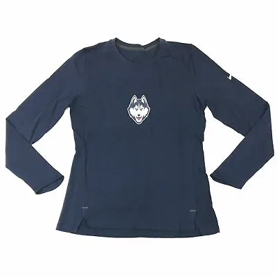 $13.05 • Buy Nike UCONN Huskies Hyper Elite Long Sleeve Shirt Women's M Blue 867778 $60