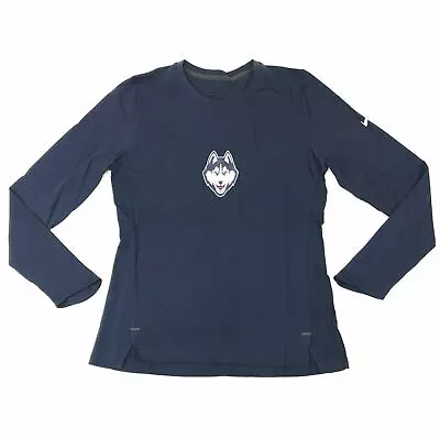 Nike UCONN Huskies Hyper Elite Long Sleeve Shirt Women's M Blue 867778 $60 • $12.38