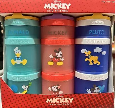 Whiskware Snack Containers Disney 3 Pack BPA And Phthalate-free Dishwasher Safe • $24.99