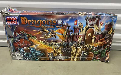 Mega Bloks Dragons Krystal Wars Draigar Castle 9898 Incomplete W/ Box - Read • $129.99