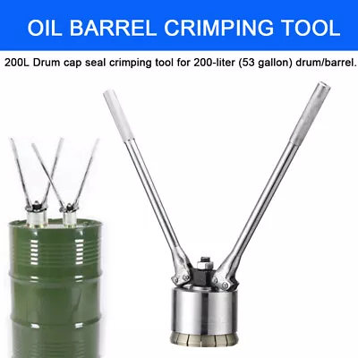 Oil Barrel Crimper 200L / 53 Gallon Drum Cap Seal Barrel Crimping Tool • $38
