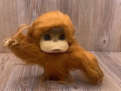 Vintage 1969 Kamar Inc Orange Red Japan Toy Monkey Troll Super Cool • $32.99