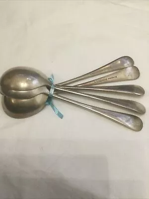 5 Mappin And Webb Large Soup Spoons Engraved • £5