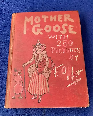 1916 Vintage BOOK Fopper MOTHER GOOSE'S NURSERY RHYMES Plates HUMPTY DUMPTY • $33.33