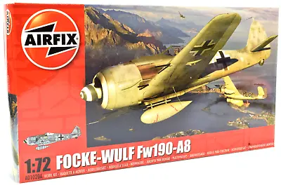 Airfix Curtiss Focke-Wulf Fw190A-8 1:72 Scale Plastic Model Plane Kit A01020A • $11.99
