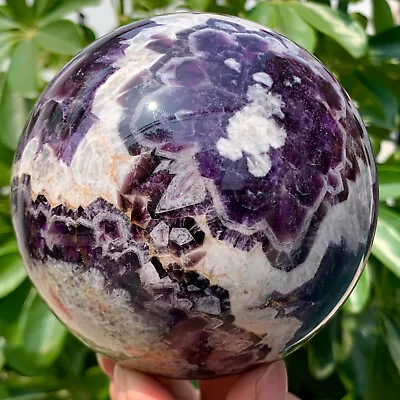 2.66LB Natural Dream Amethyst Quartz Crystal Sphere Ball Healing • $0.99