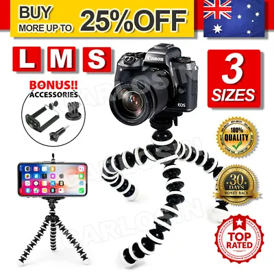 $10.85 • Buy Flexible Octopus Tripod Stand Gorilla Pod For Universal Phone GoPro Camera DSLR