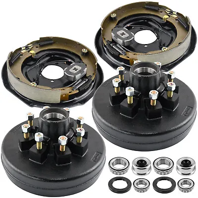 2 Pack Trailer 8x6.5 Hub Drum Kits For Dexter & Other Brands 7000 Lbs Axle • $276.98