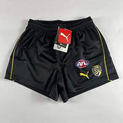 $39.99 • Buy Richmond Tigers Puma Genuine AFL Footy Gym Casual 3  Shorts Mens Small S W30 