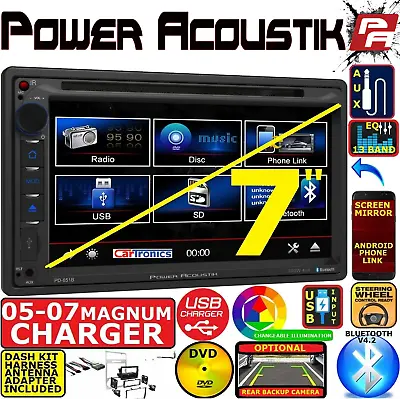 05-07 DODGE MAGNUM CHARGER  BLUETOOTH CD/DVD USB AUX CAR Radio Stereo  • $475.55