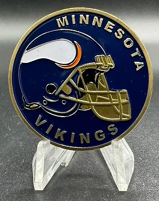 Vtg NFL Minnesota Vikings National Football League Military Style Challenge Coin • $14.95