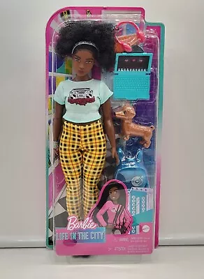 BARBIE Life In The City LYLA Doll W/ PET & Accessories - HGX52 NEW! • $23.96