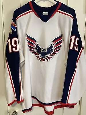 Phoenix Firebirds Minor League U18 Hockey Jersey Game Worn Heulitt #19 Adult XL • $65