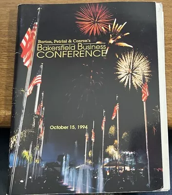 Bakersfield Business Conference 1994 Neil Armstrong Buzz Aldrin Michael Collins • £33.84