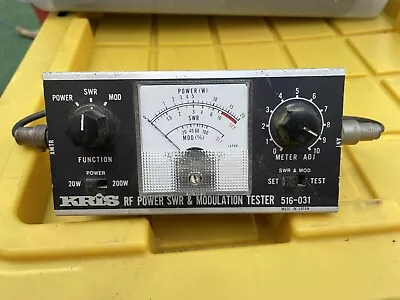 Kris Rf Power Swr & Modulation Tester 516-031 • $35