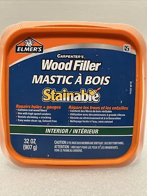 Elmer's E892 Stainable Wood Filler 32 Oz Exterior / Interior • $29.49