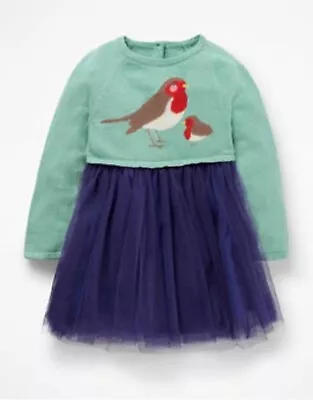 Mini Boden Robin Sweater And Tulle Dress 2-3 Years • $19