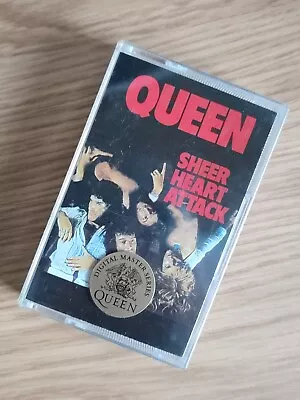 Queen Sheer Heart Attack Cassette Tape 1993 Remastered • £12.50