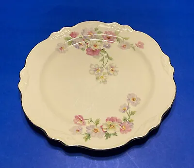 Vintage Homer Laughlin Dinner Plate Fluffy Virginia Rose B 48 N 8 • $24.50