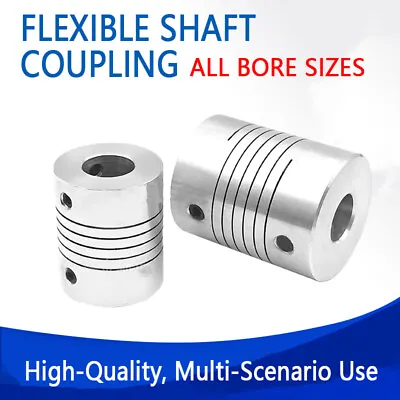 Flexible Shaft Coupling Coupler Stepper Motor CNC 3D Printer 3 4 5 6.35 7 8 10mm • $2.59