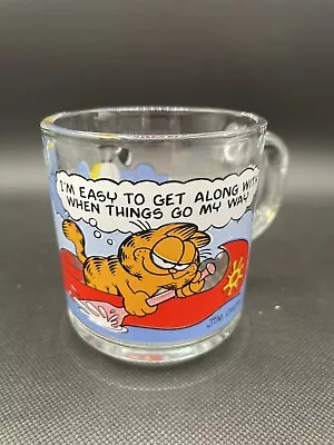 Vintage 1978 Garfield Coffee Mug  I Am Easy To Get Along With  10 Oz. • $12.99