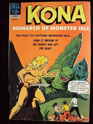 Kona #15 1965 Dell Comics  Monarch Of Monster Isle   • $35.99
