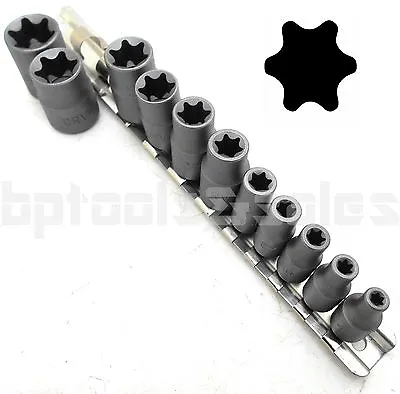 11pc Torx Star Bit Female E Socket Set Automotive Shop Tools External E4-E20 • $15.99