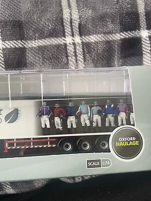 Oxford Diecast 76SHL04WF Scania Highline Walking Floor Stobart Ascot Cha. Day OO • £20