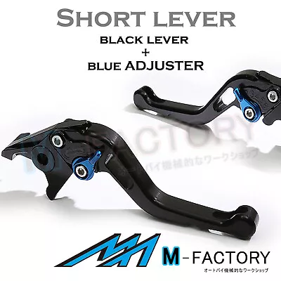 Fit Kawasaki W800 SE 11 12 13 14 15 16 M-Factory Short Levers Set All BLACK • $86.13