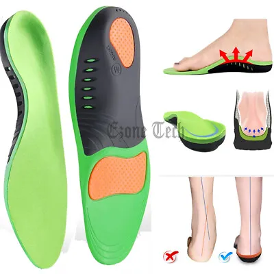 Pair Orthotic Shoe Insoles Inserts Flat Feet High Arch Support Plantar Fasciitis • $9.89
