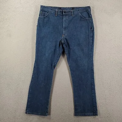 Vintage Labonville Jeans Mens 44x32 Heavy Duty Denim Logger Logging Suspender • $28.84