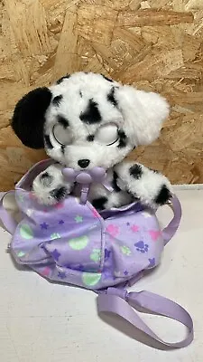 BABY PAWS Sleeping Puppies - Dalmatian An Interactive Plush Which Makes Sounds • £9.99