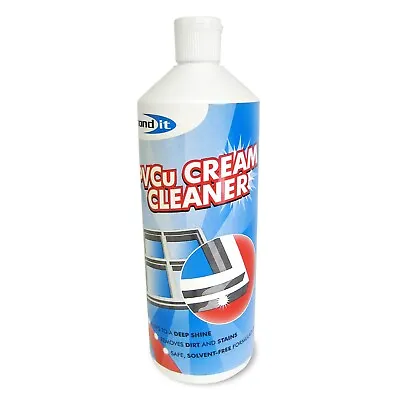 UPVC Window Frame Cleaner Plastic PVC Door Conservatory Cream Cleaning Product • £8.70