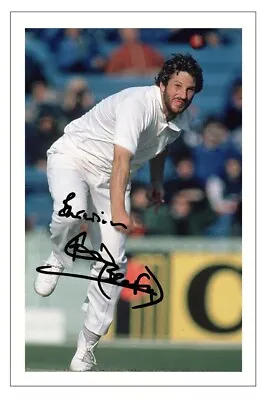 £2.19 • Buy IAN BOTHAM Signed Autograph PHOTO Fan Gift Signature Print ENGLAND Cricket