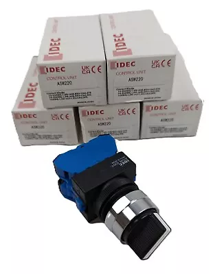 5 IDEC ASW220 Selector Switch 2-Position Maintained 2NO Panel Mnt 22mm TW Series • $88.29