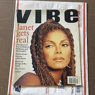 Vintage 90s VIBE Magazine Oct 1994 Janet Jackson Karl Kani Rap Hip Hop As Is • $150