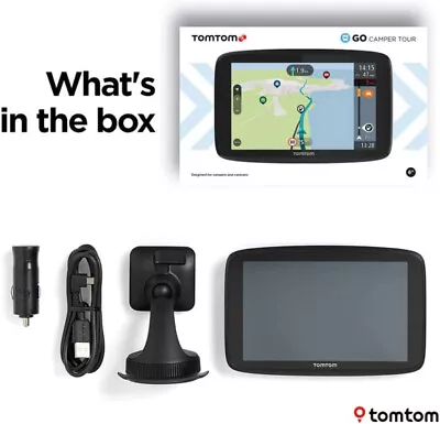 £201 • Buy TomTom Camper Tour And Caravan Sat Nav Camper With Campervan And Caravan POIs 6 