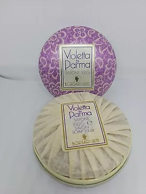 VIOLETTA DI PARMA By Borsari 1870   100 G/3.3oz Perfumed Soap In Can RARE NOS • $15