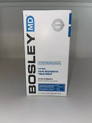 Bosley MD Extra Strength Minoxidil 5% Topical For MEN  Two Months Supply SPRAYER • $5