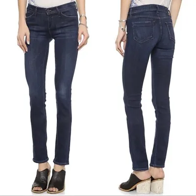 GOLDSIGN Women's Blue Staight Slim Leg Misfit Denim Jeans Size 24  31 • $89