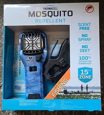 Thermacell Mosquito Repellent - MR300 Repeller Mossy Oak Blue Marlin • $44.99