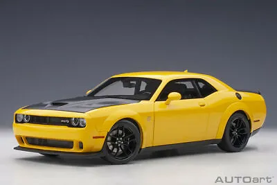 1/18 Dodge Challenger SRT Hellcat Widebody Yellow Model Car By AUTOart 71737  • $245.89